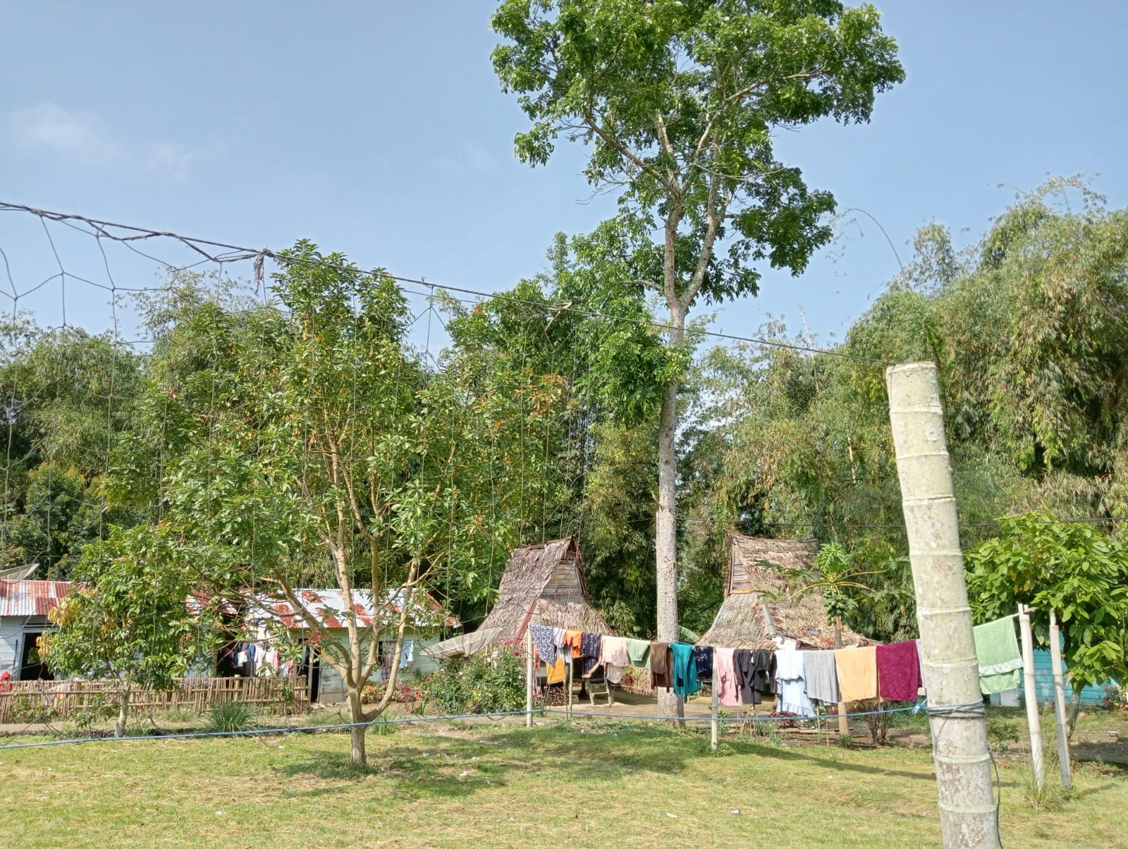 Rumah permukiman pasien kusta yang sudah sembuh di areal kesain mbelang Desa Lau Simomo (Dokumentasi Pribadi)